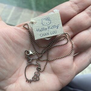 Chann Luu Sanrio hello kitty sterling silver necklace